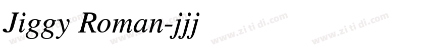 Jiggy Roman字体转换